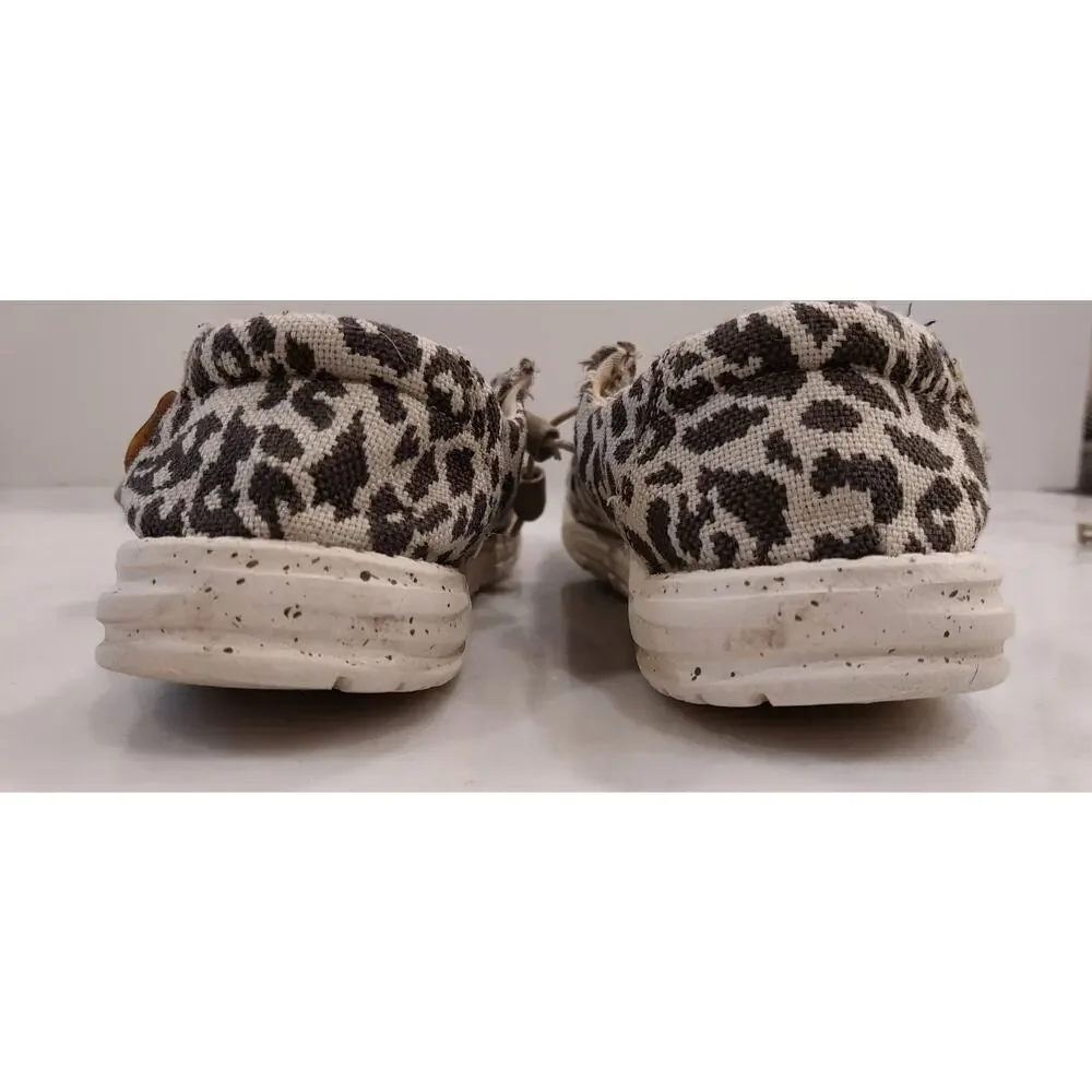 Hey Dude Women's Wendy Woven Cheetah Gray‎ Leopard Size 9 - Picture 5 of 13
